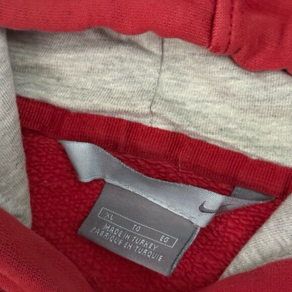 Vintage retro Nike y2k red hoodie size 1X - Picture 4 of 7